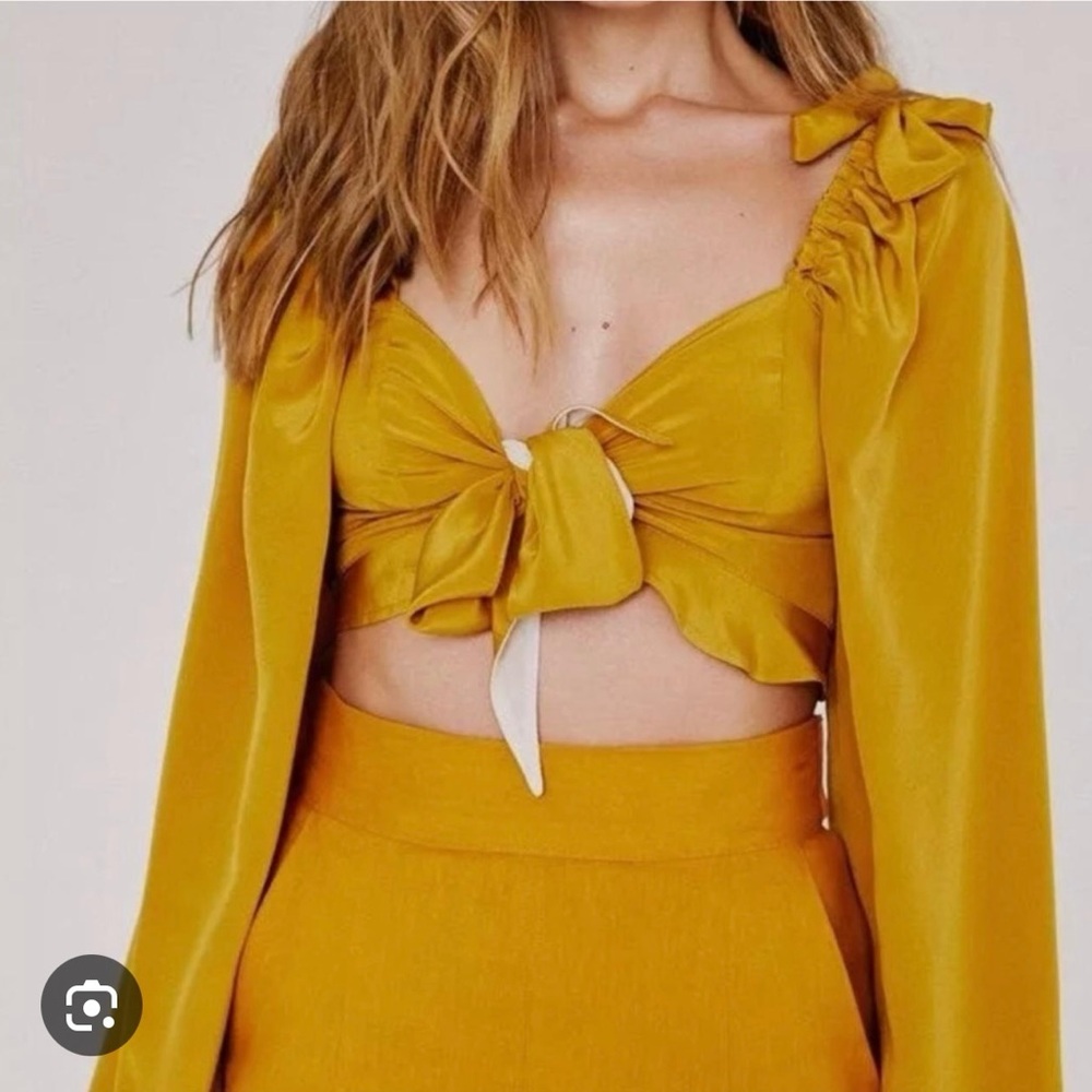 Stone cold fox crop blouse